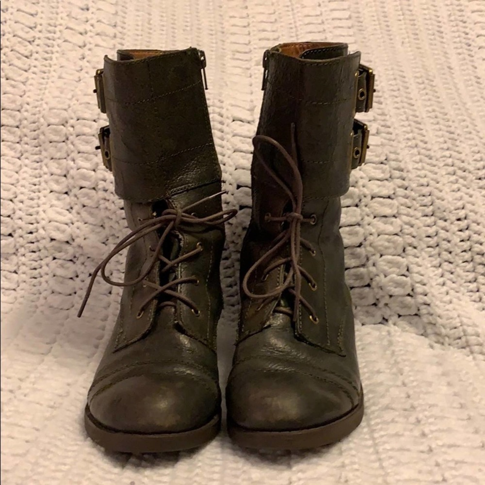 Lucky Brand Combat Style Children's Boots